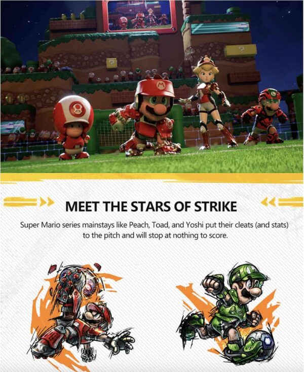 Mario Strikers: Battle League Standard Edition - Nintendo Switch Físico 100% Orig. Imp. Monkids.cl - Imagen 5