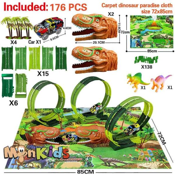 Pista Dino MonKids