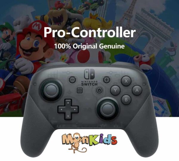 Nintendo Switch Pro Controler - Inalámbrico Color Negro 100% Orig. Imp. Monkids.cl